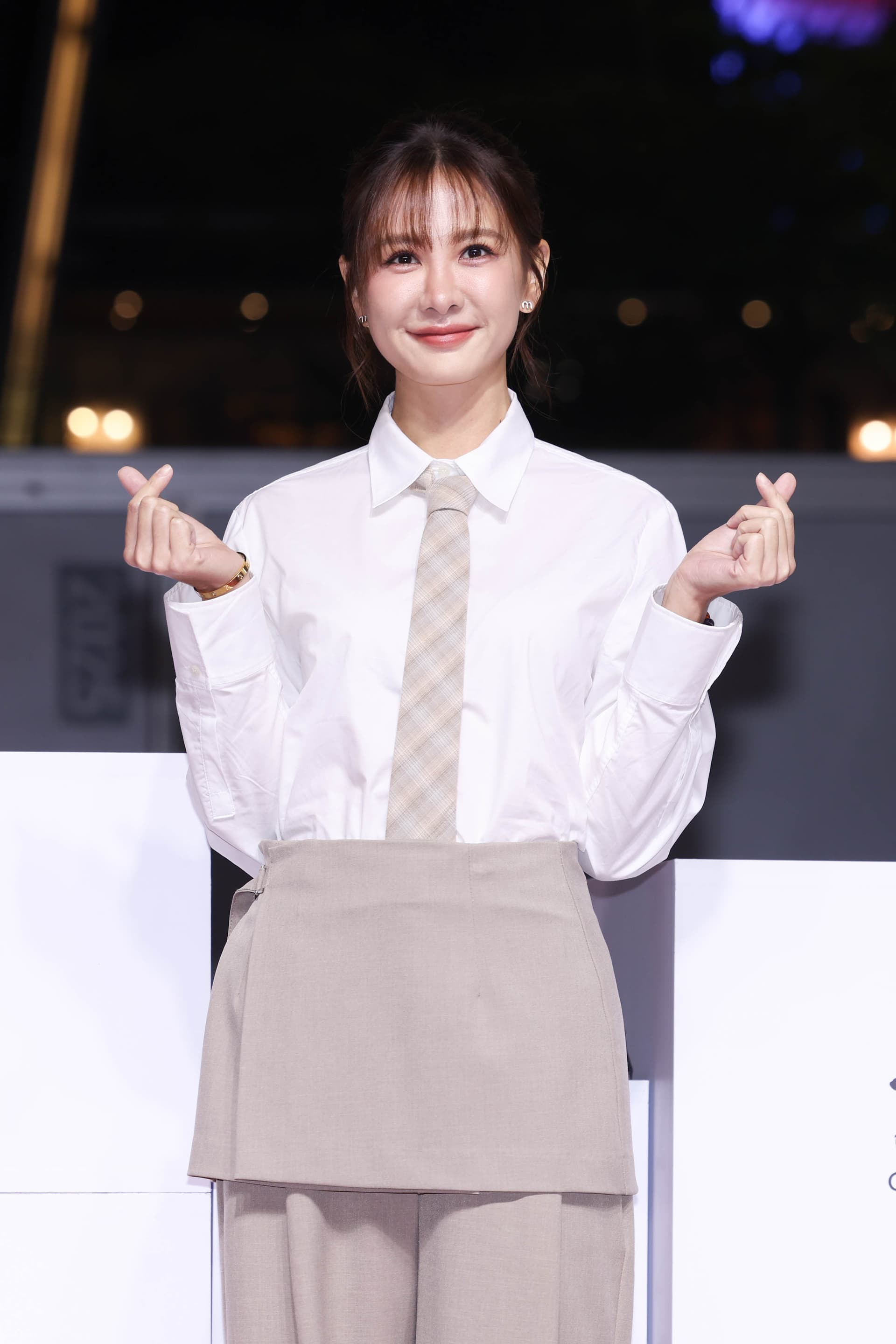 安心亚笑称演出时故意表现舞技不佳，记者林士杰摄影