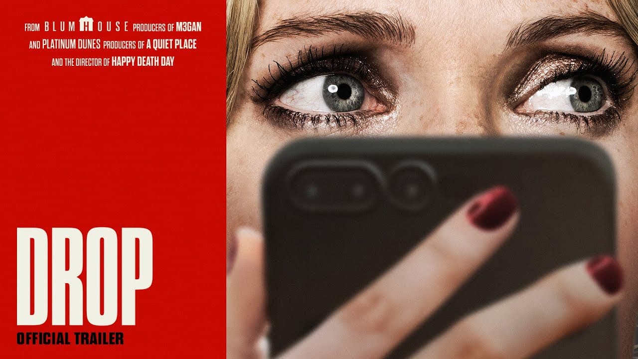 Drop official Prime Video trailer Meghann Fahy Hitchcockian thriller phone terror suspense