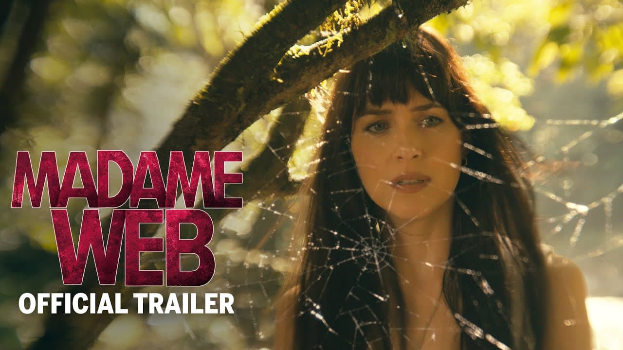Madame Web official Hulu trailer Dakota Johnson Sony Marvel clairvoyant superhero action