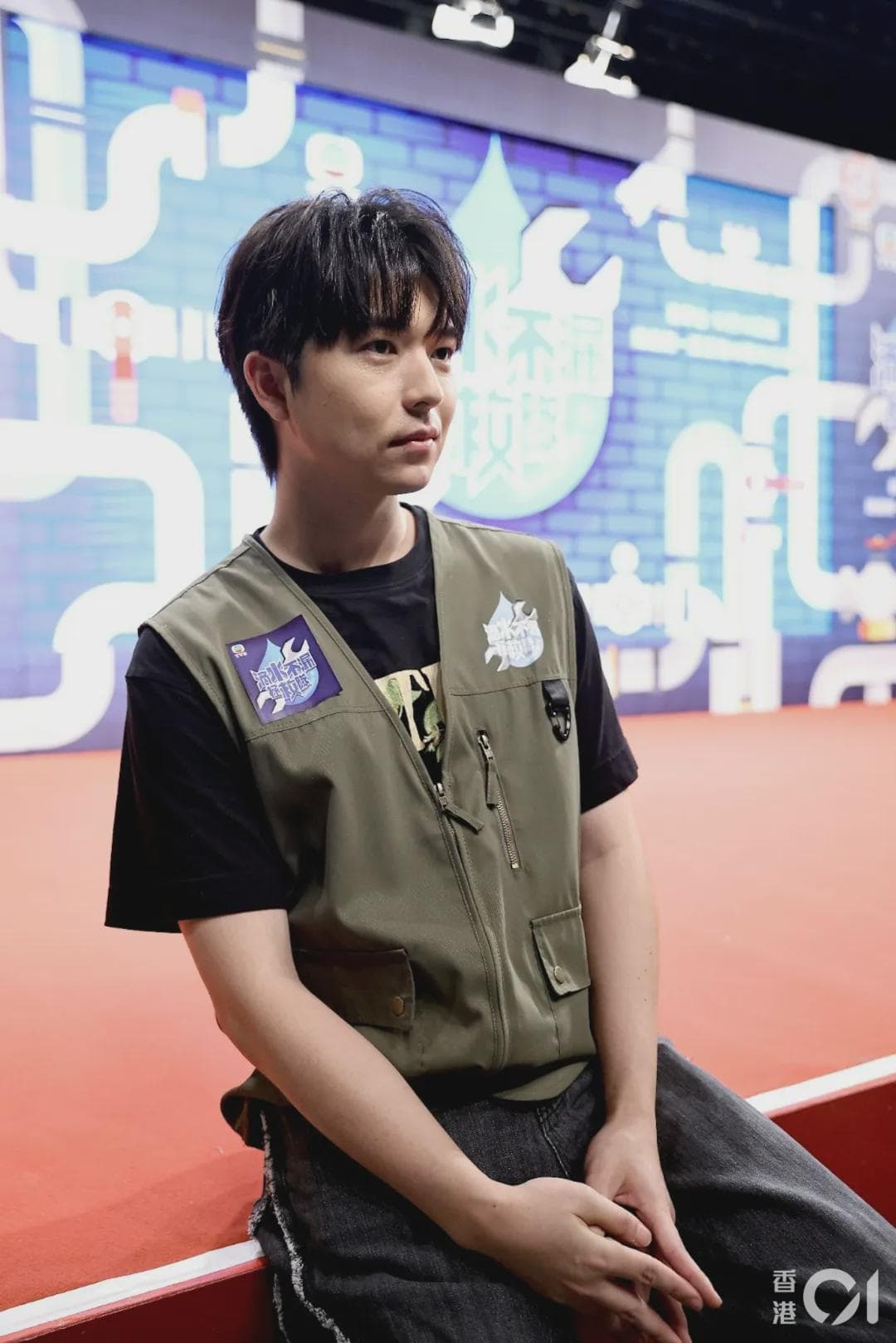 东张男神曾锦燊照片（胡凯欣摄）