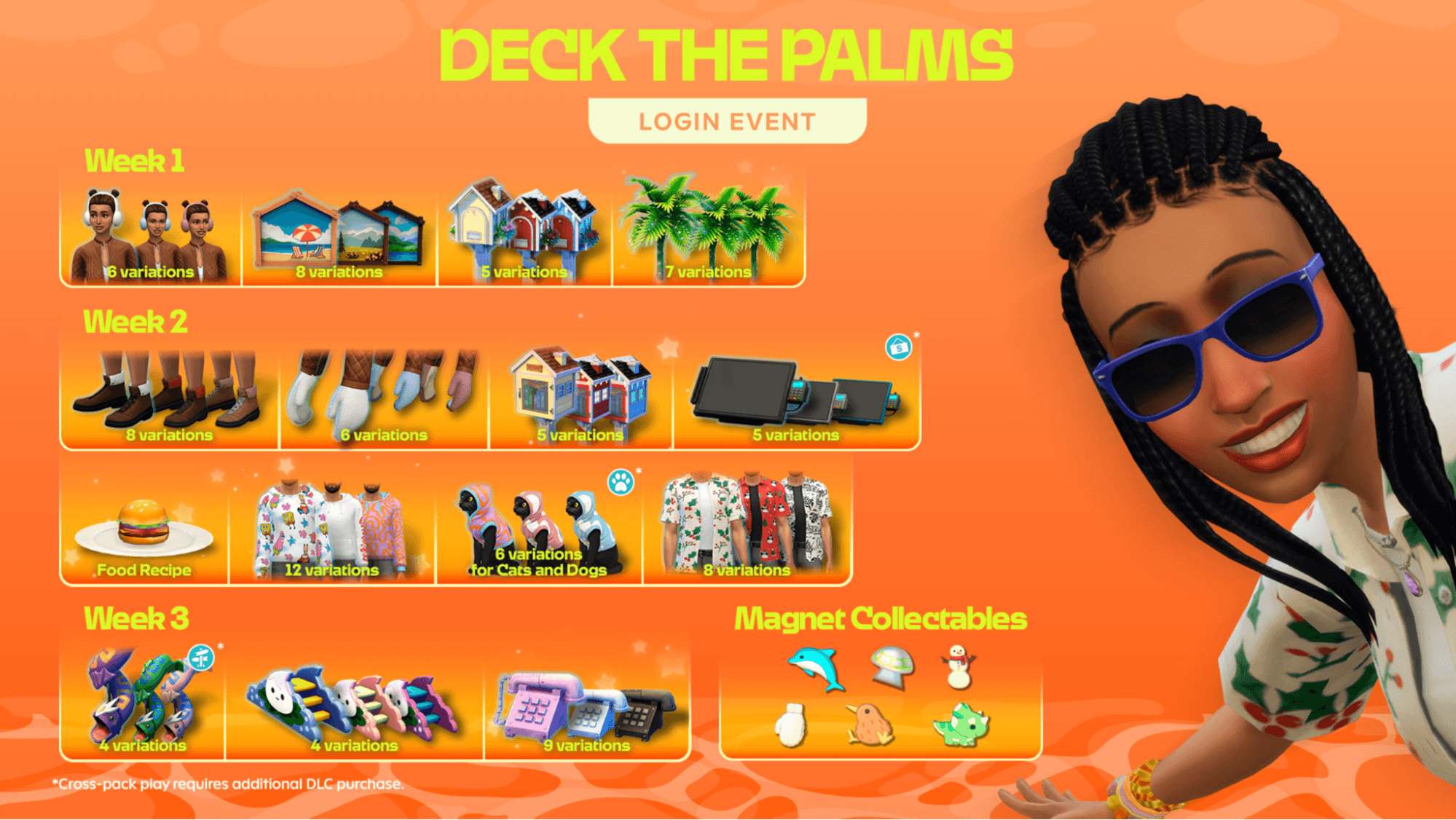 模拟人生4棕榈树之约活动Jasmine Holiday带来的节日惊喜礼物预览