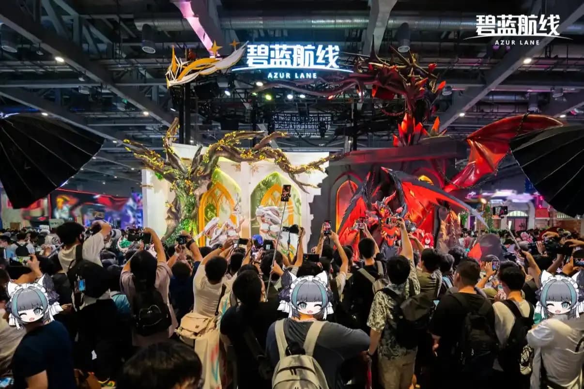 《碧蓝航线》BW现场精灵与恶魔主题展台