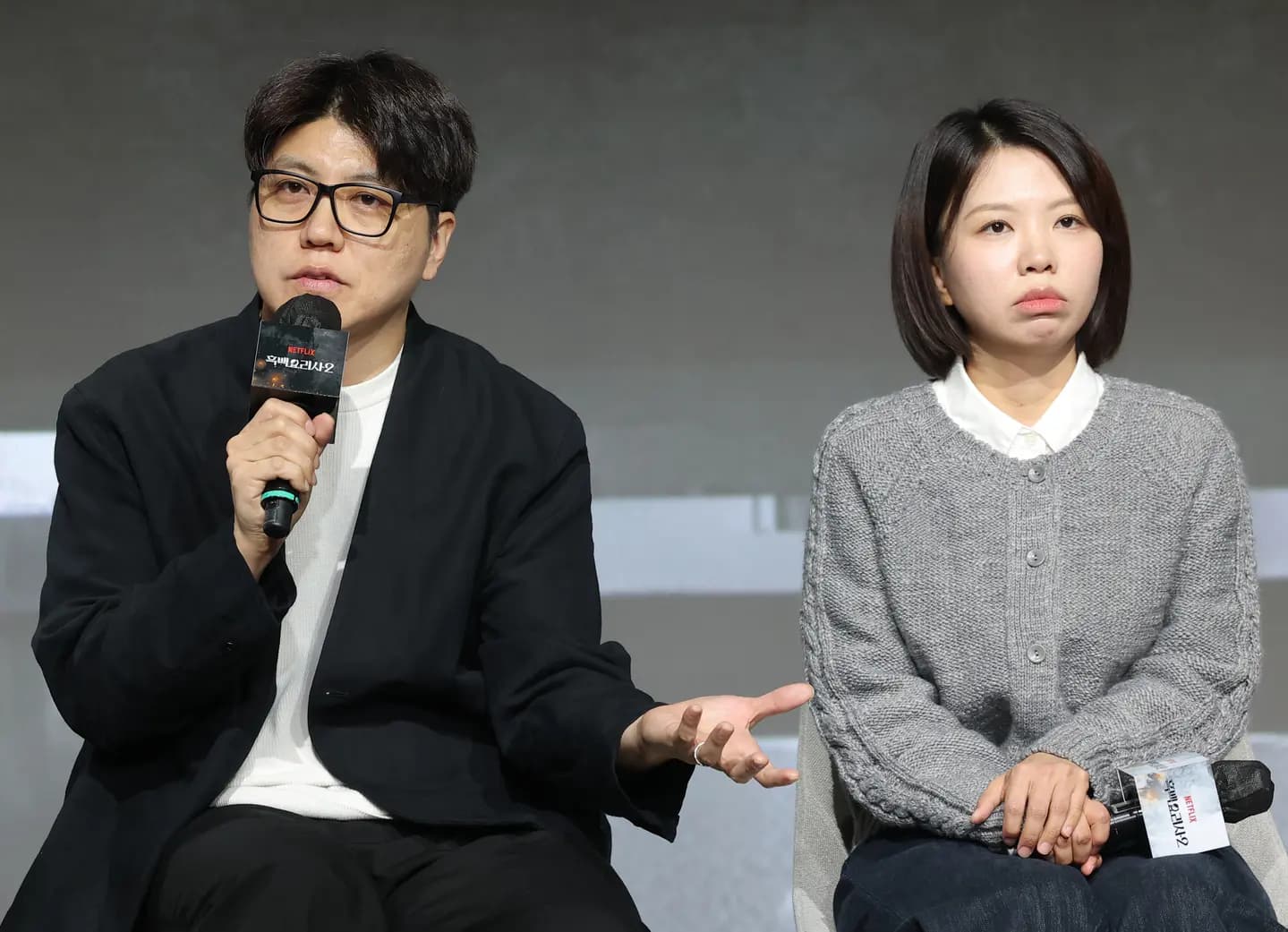 Netflix《美食阶级大战2》制作人金学民金恩智首尔发布会发言，节目升级幕后解析