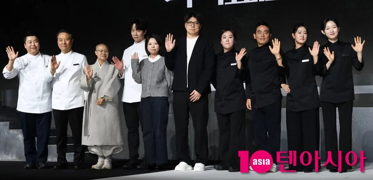 黑白厨师2制作团队合影，PD金恩智分享黑厨师加盟故事，勇气与挑战