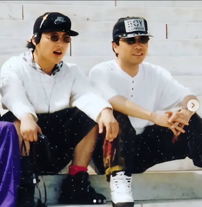 玄振英与李秀满32年前合照