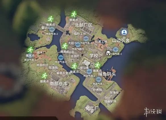 Escape from Duckov Rampage Arcade boss fight visual guide with aggro range illustration