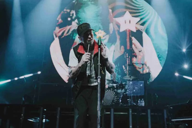 OneRepublic在高雄巨蛋演唱會與粉絲逗趣互動，現場氛圍歡樂熱烈