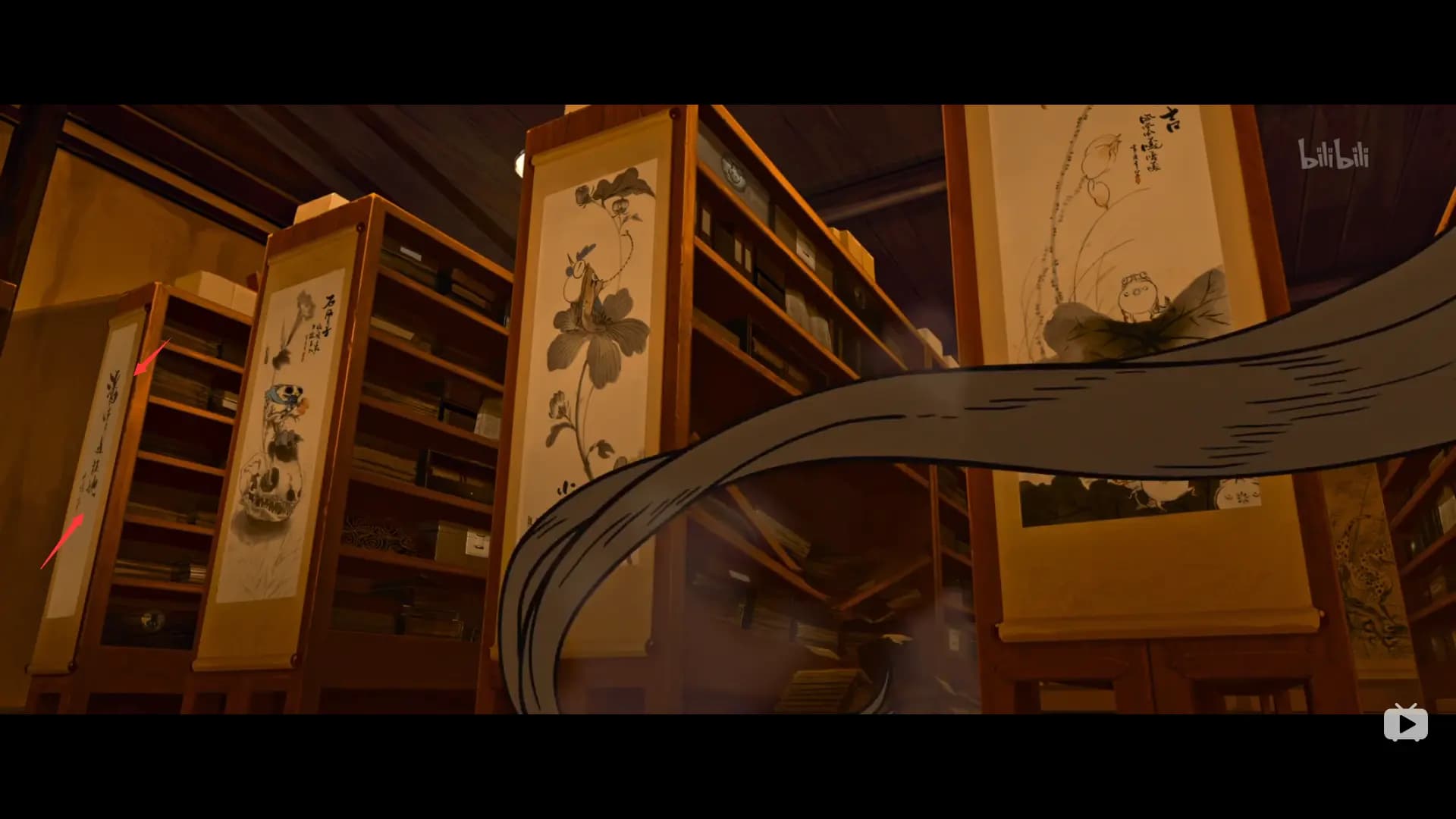 《罗小黑战记》店铺催更者细节