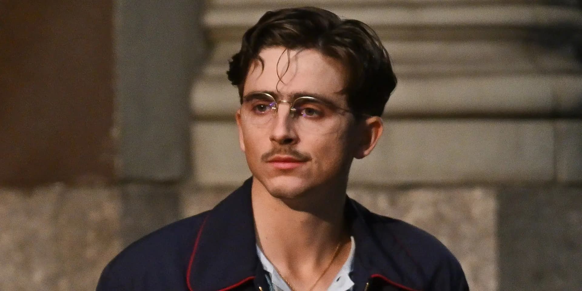 Timothée Chalamet as Marty Mauser in hospital scene near the ending of Marty Supreme