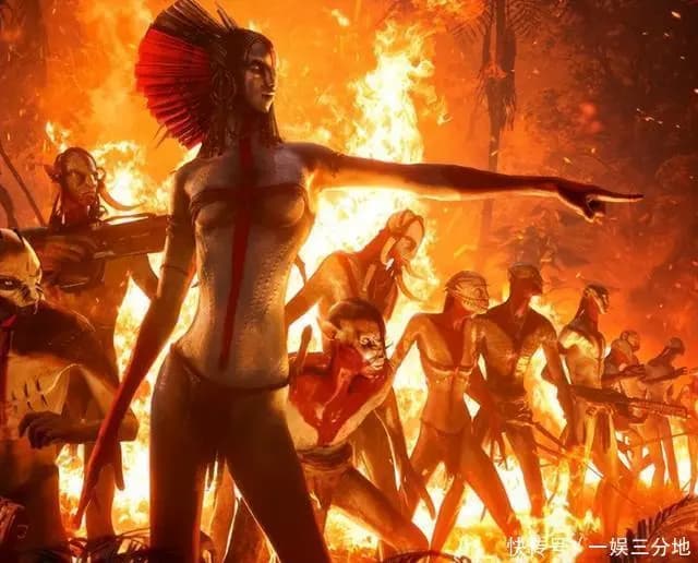Ash Clan leader Varang with her fiery tribe in Avatar 3