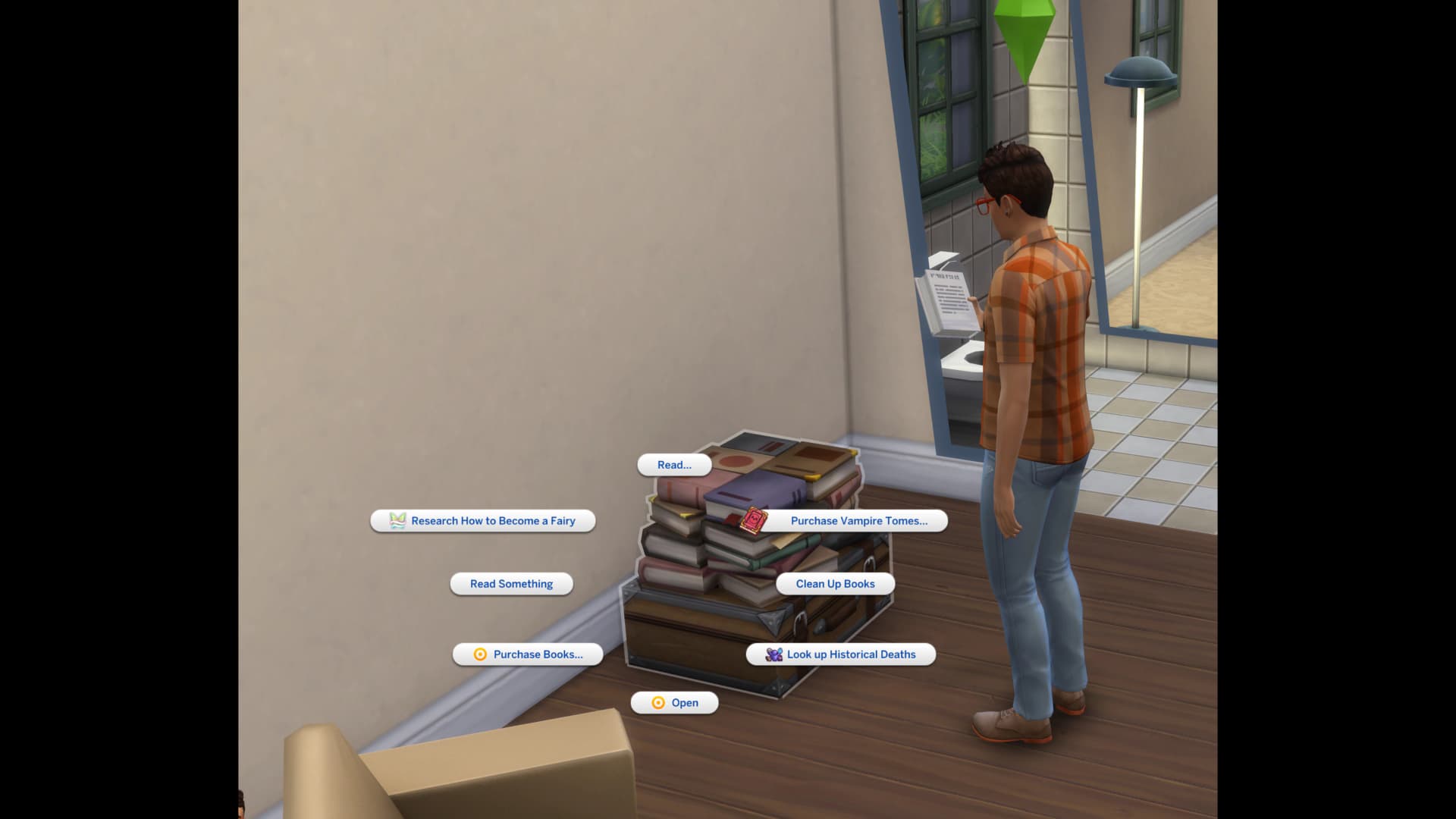 模拟人生4猫狗总动员资料片书堆物品新增互动功能