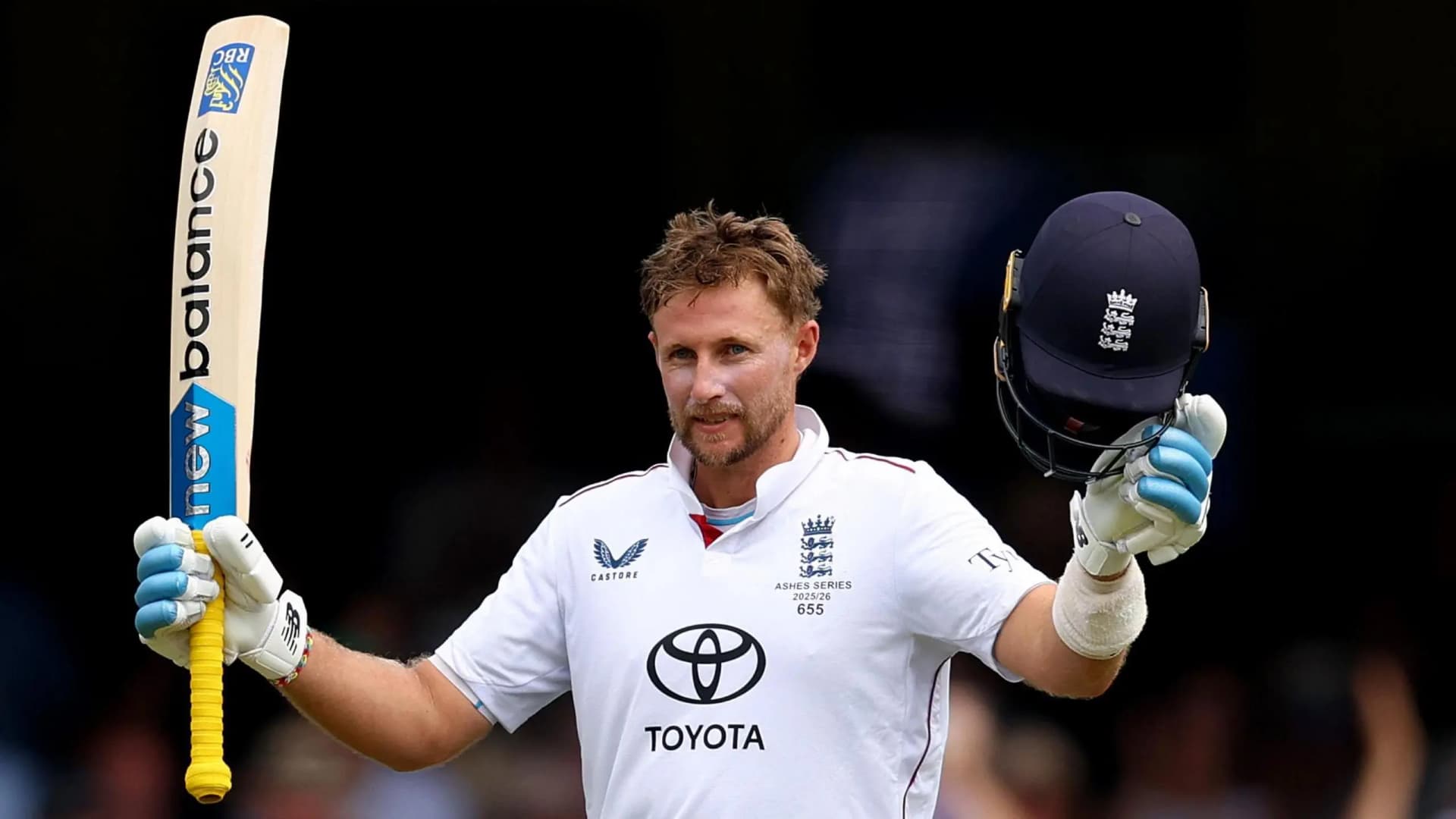 英格兰传奇板球运动员乔·鲁特赛场写真