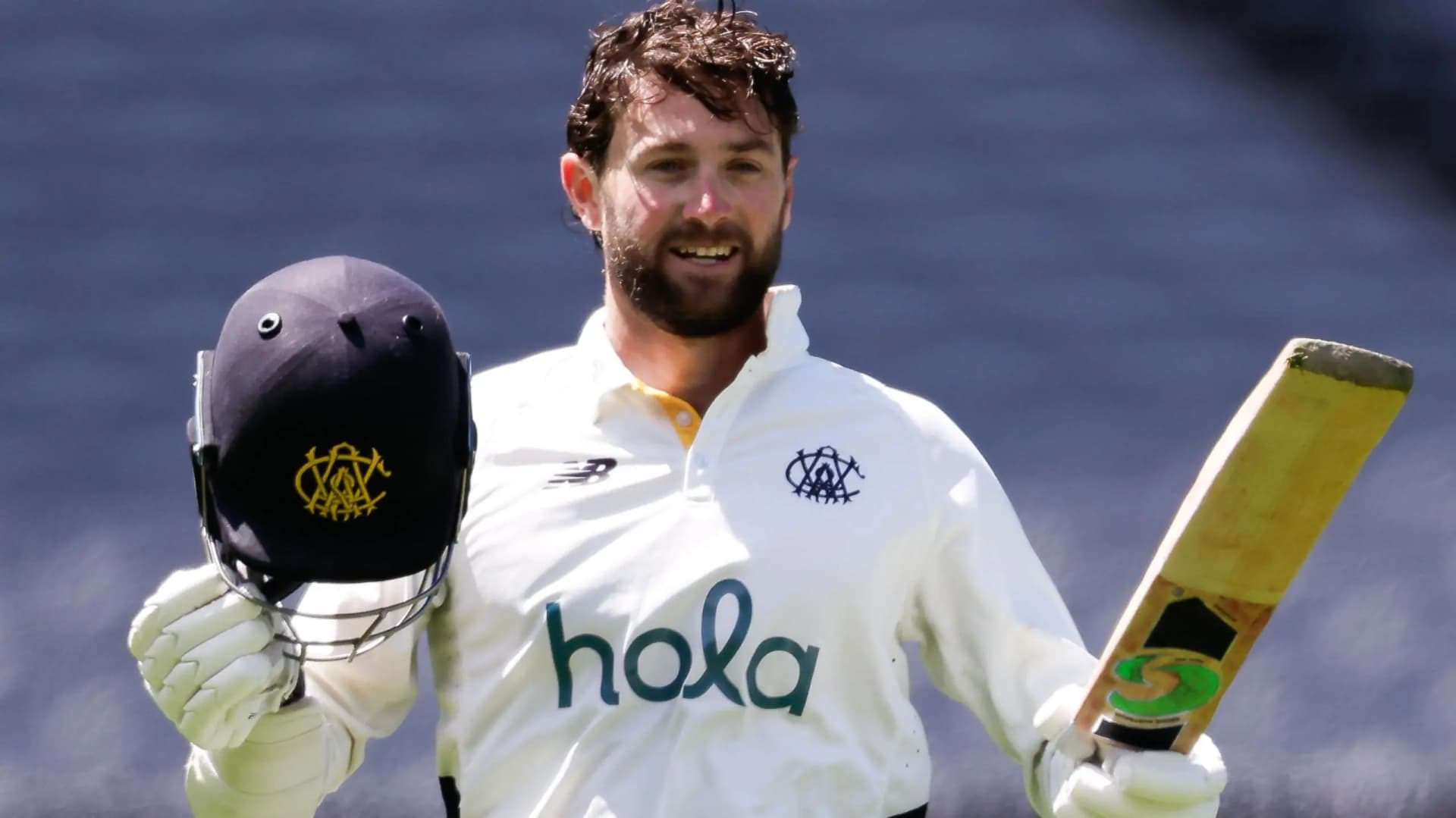 板球运动员萨姆·怀特曼职业生涯数据图，119场一级赛事斩获6930分