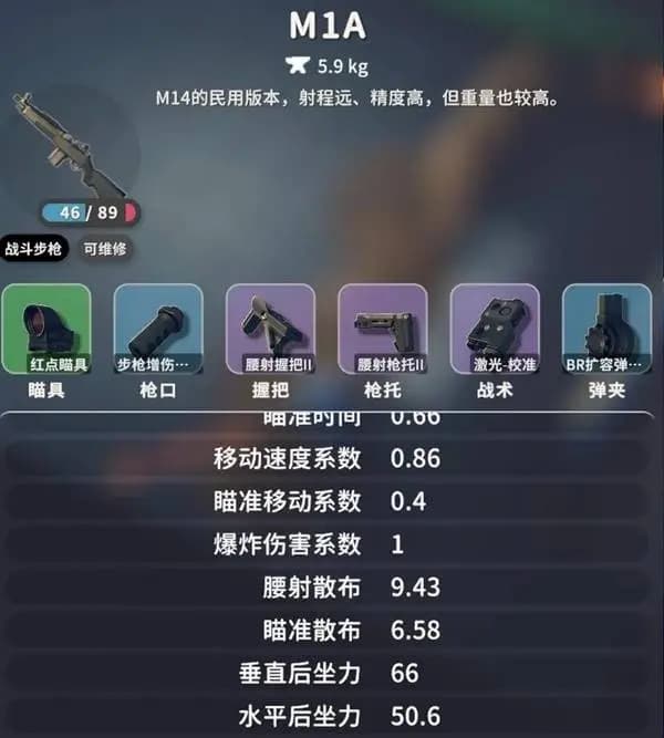 M1A步枪混搭狙击枪口极致腰射改装