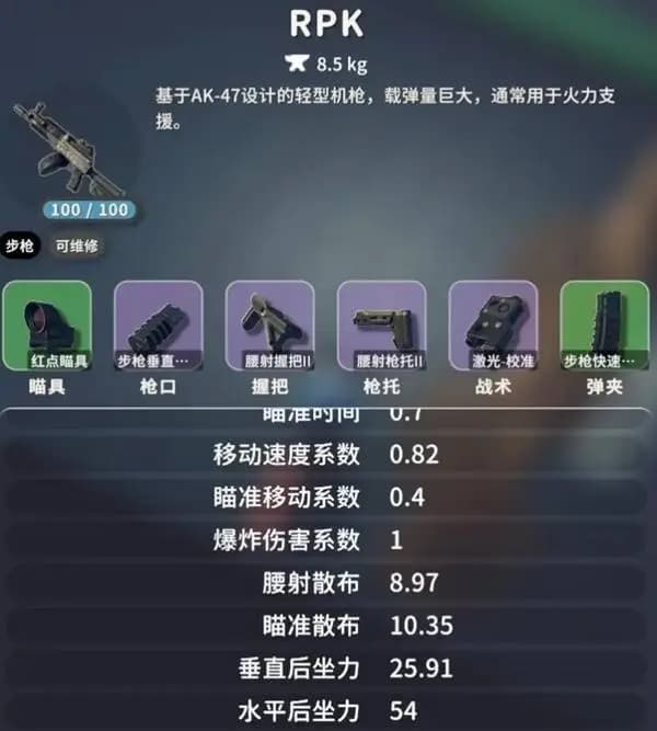 RPK轻机枪大容量弹鼓压制流改装