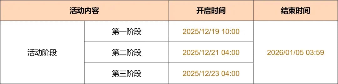 活动时间安排图