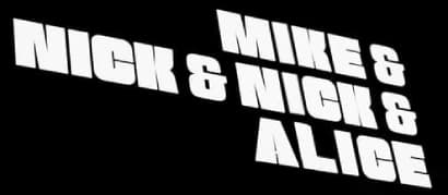 《迈克与尼克与尼克与爱丽丝》海报, buddy动作喜剧的犯罪世界冒险