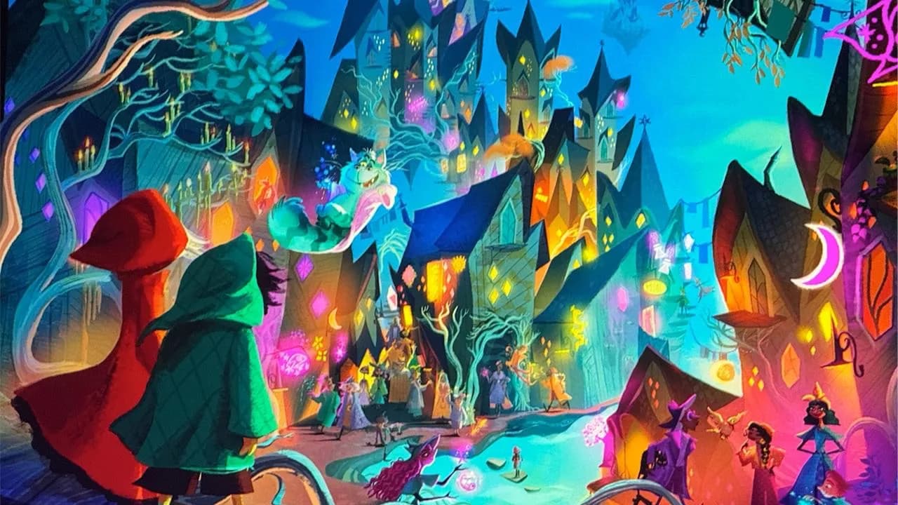 动画电影《被诅咒的》海报,少年发现魔法能力开启奇幻之旅