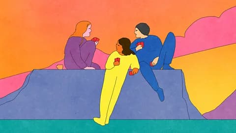 社交互动促进大脑健康科普图